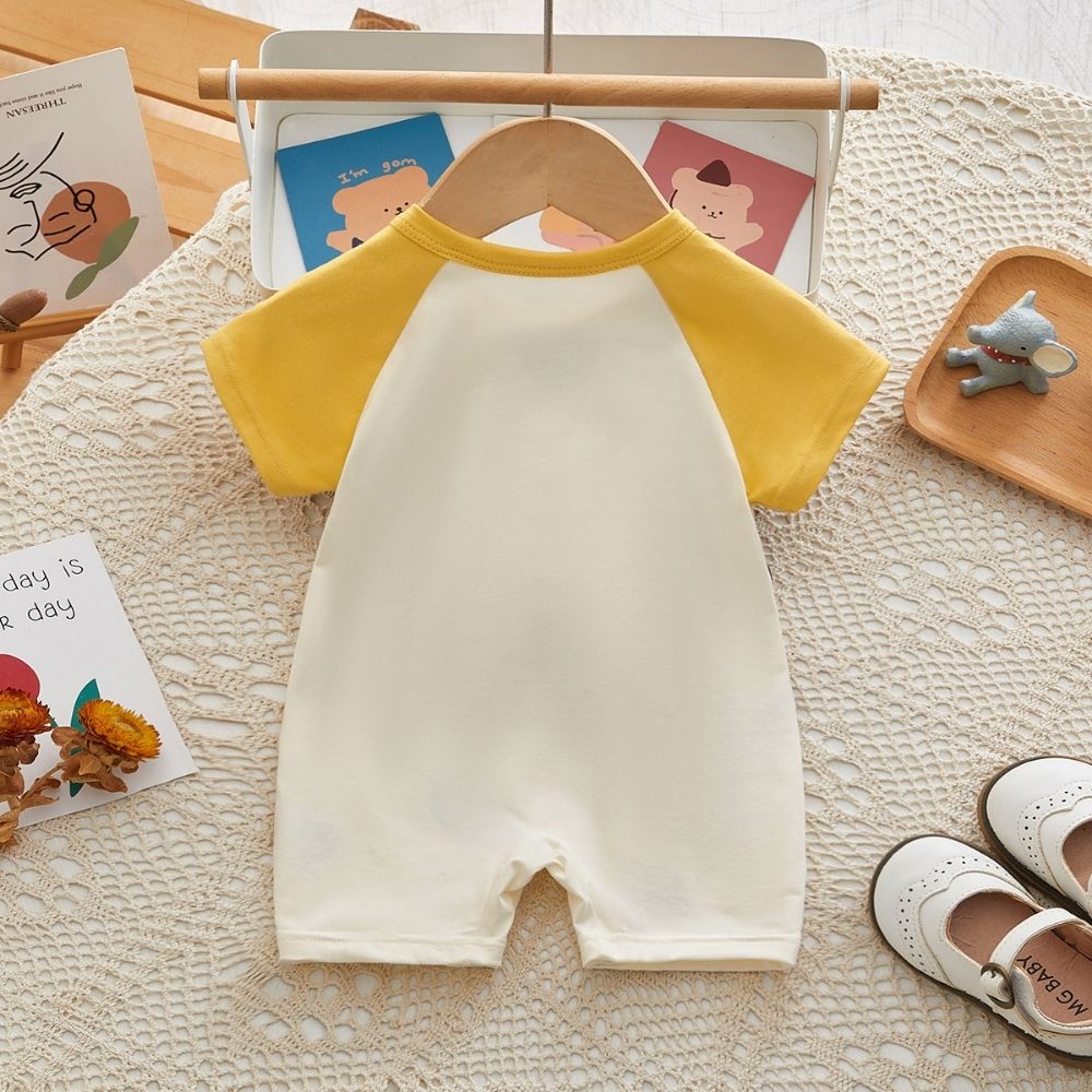 Milk Bottle Design Baby Romper