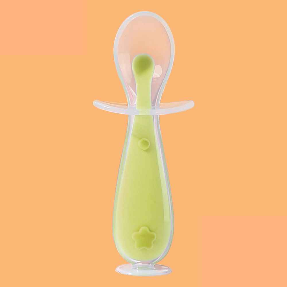 Baby Silicone Feeding Spoon