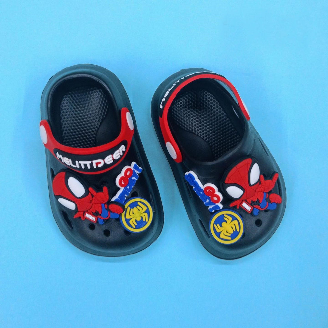 Super Hero Spiderman Kids Crocs For Toddlers