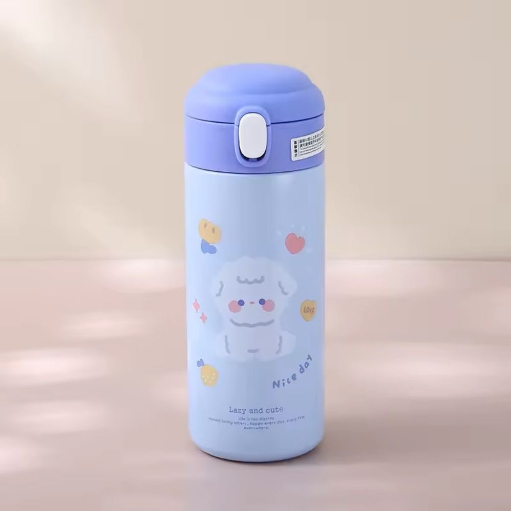Cartoon Print Portable Water Bottle