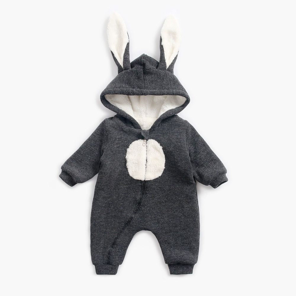 Cozy Kids’ Full Sleeve Fur Romper