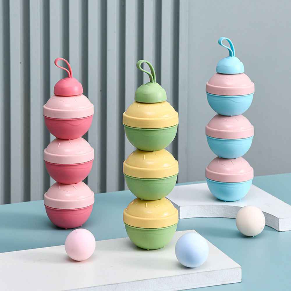 3-Tier Stackable Baby Milk Powder & Snack Storage Container