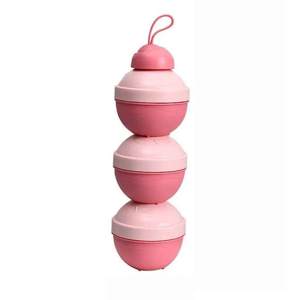 3-Tier Stackable Baby Milk Powder & Snack Storage Container