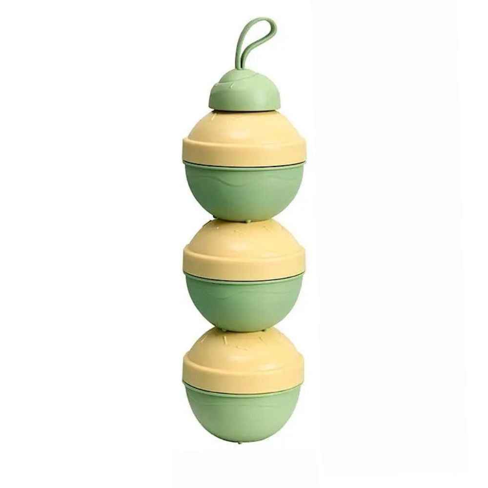 3-Tier Stackable Baby Milk Powder & Snack Storage Container