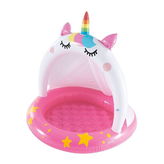 Star Print Pool In Pink And White Color For  Kids.