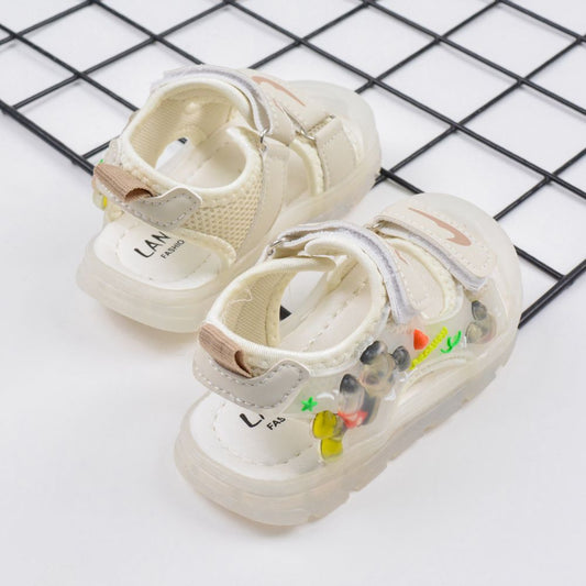 Walk With Lights Led Cartoon Shoes For Babies