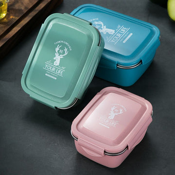 Small Portable Stainless Steel Lunch Box Container