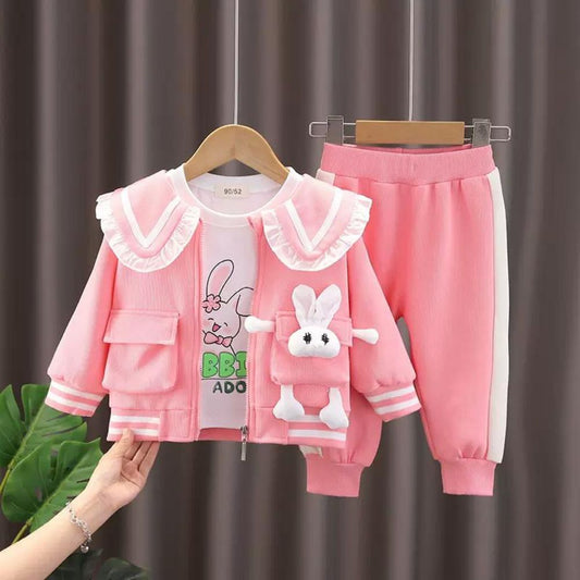 Girl's Sweat 3 Pc Set Co-ord