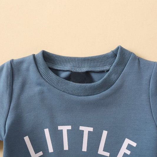 Boys Little Dude Print Sweatshirt