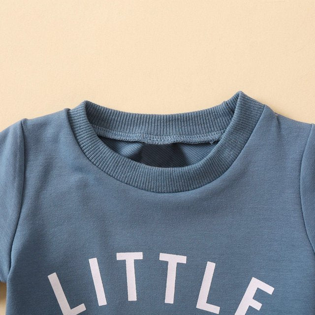 Boys Little Dude Print Sweatshirt