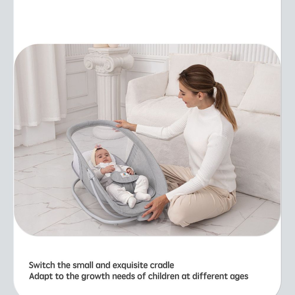 4-in-1 Deluxe Multifunctional Bassinet – The Ultimate Sleep Solution for Your Baby
