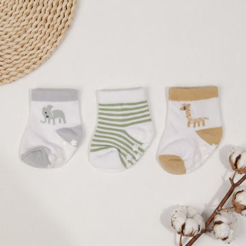 Soft Cotton Blend Baby Sock Set