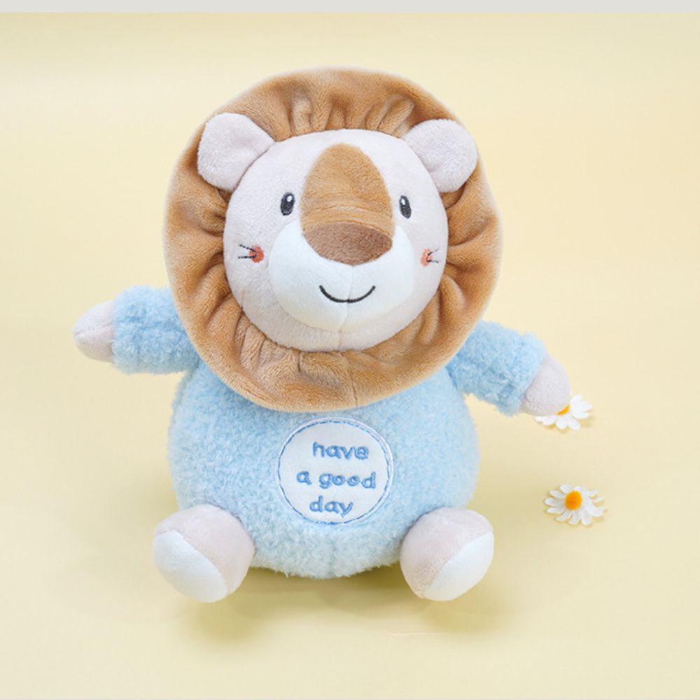 Blue Lion Plush Musical Soft Toy
