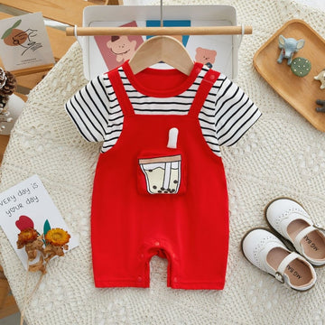 Half Sleeve Romper For Baby