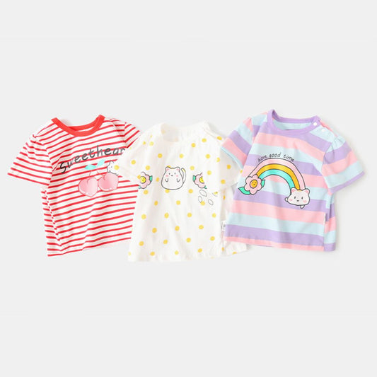 Infant Baby Soft Cute Half T-shirt