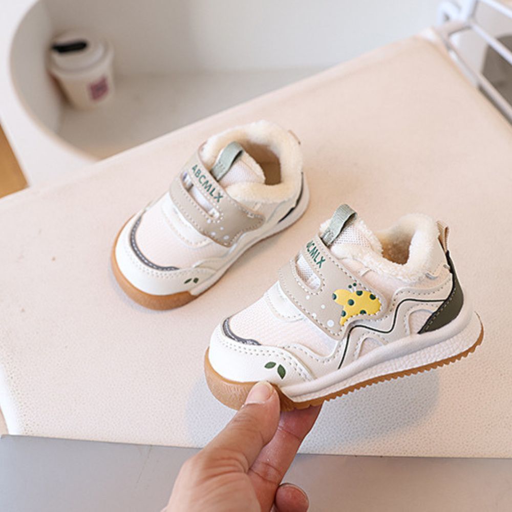 Fleece-Lined Toddler Walking Shoes