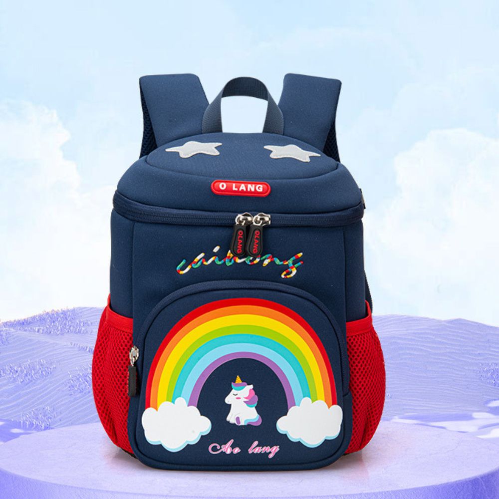 Unicorn and Rainbow Design School Bag - Perfect for Kids