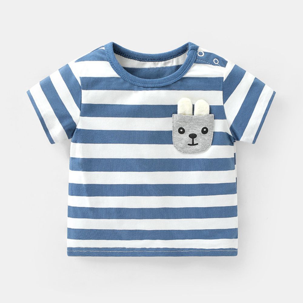 Toddler Infant Round Neck Cotton Half Tees