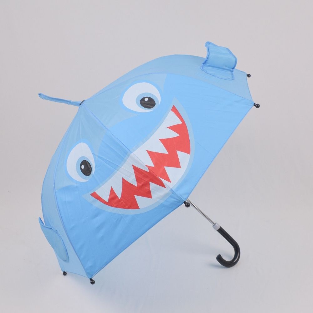 Latest Cute Shark Print Umbrella For Kids