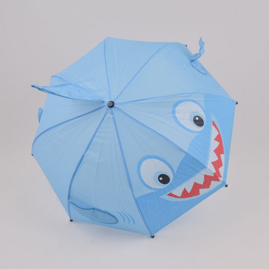 Latest Cute Shark Print Umbrella For Kids