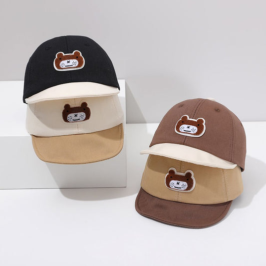 Junior Kids Sports Cap Sports Regular Cap With Bear Logo 2 To 5 Year