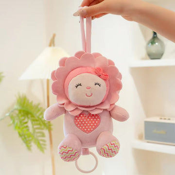 Pink Sunflower Plush Musical Soft Toy!