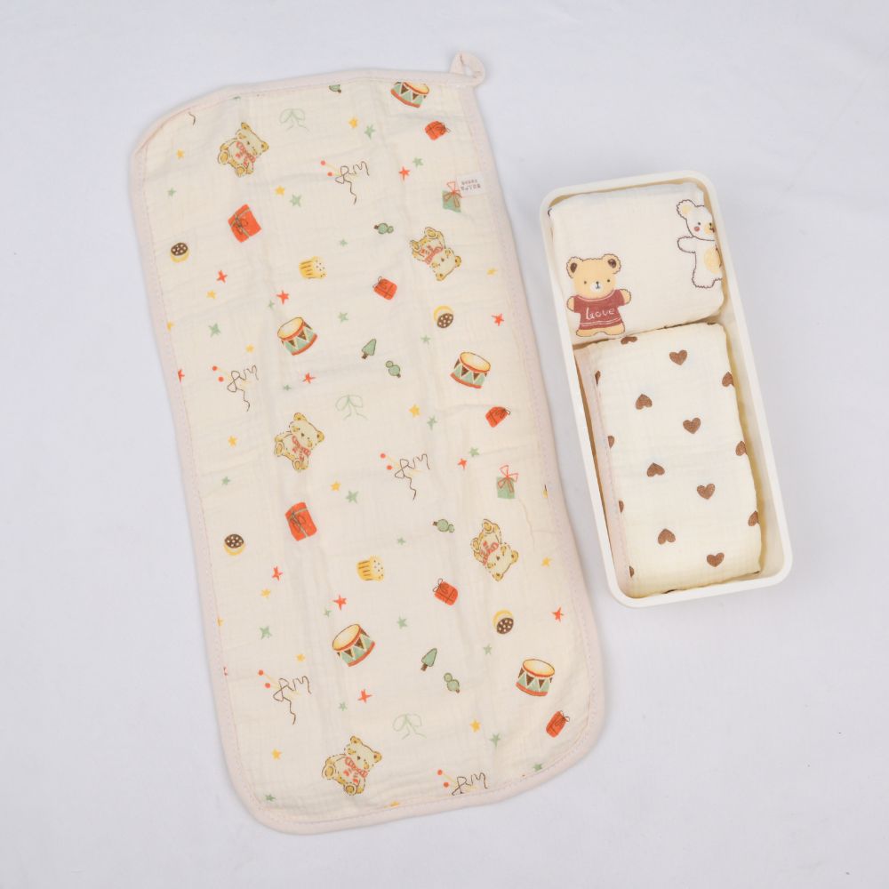 Printed Baby Muslin Wash Cloths