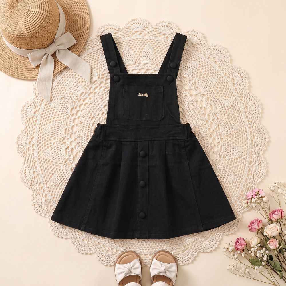 Girls' Classic Overall Pinafore Dress