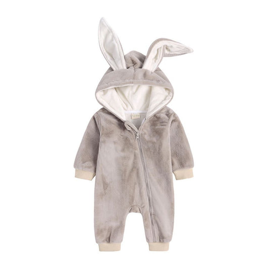 Cozy Full Fur Romper for Kids