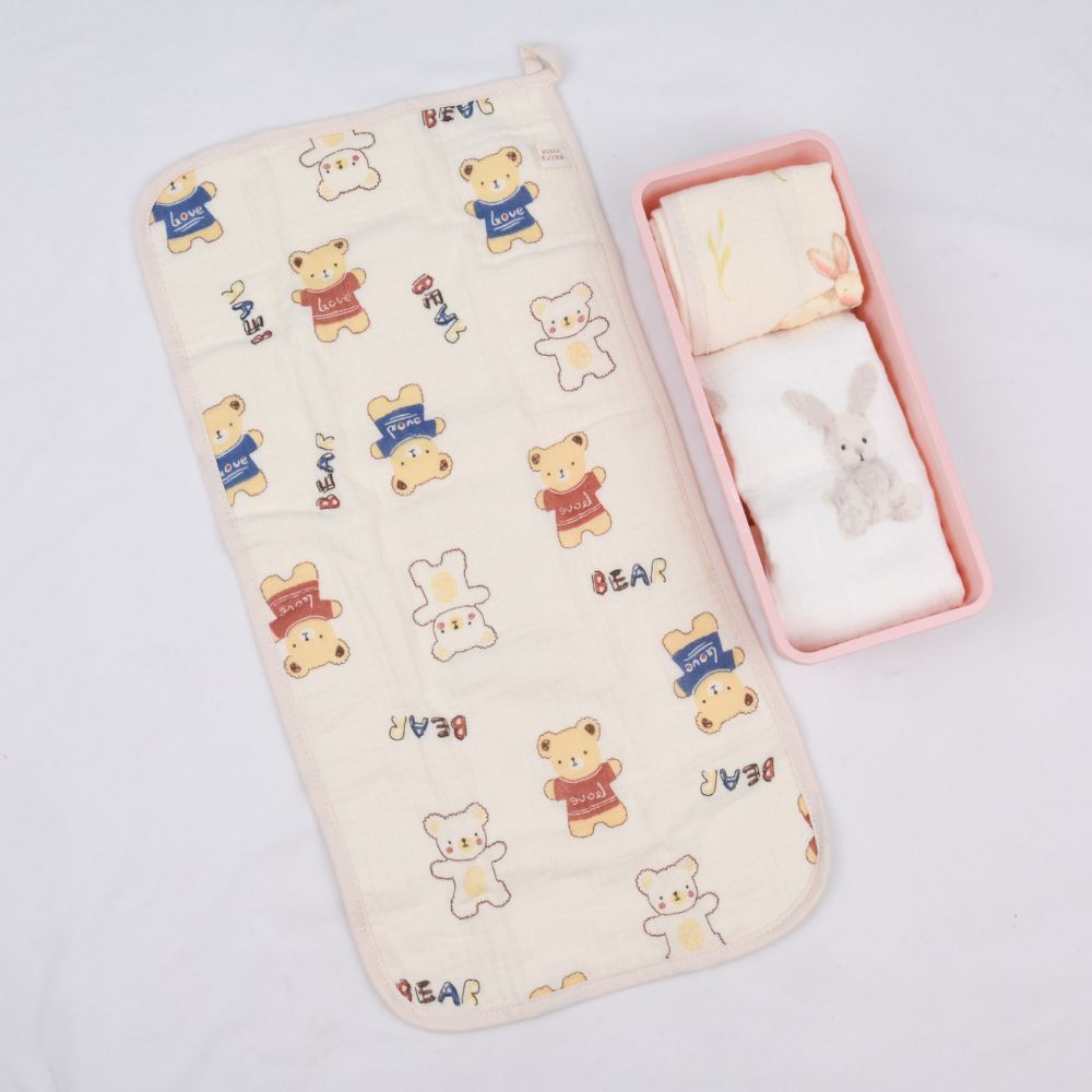 Printed Baby Muslin Wash Cloths