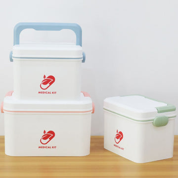 Multi Utility Plastic Portable Medical Kit Storage Box