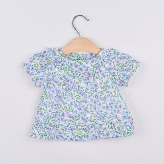 Baby Girl Cotton Flower Print Frock