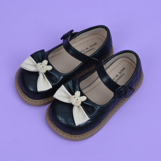Flat Soft Anti-skid Bunny Bow Summer Sandals For Girls