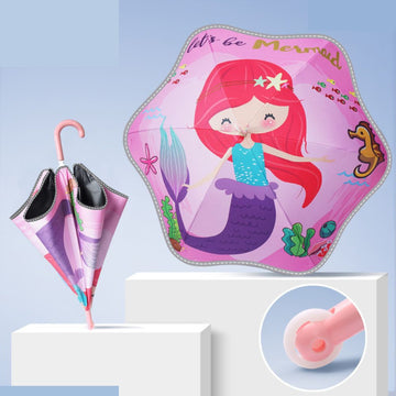 🧜‍♀️ Magical Mermaid Kids Umbrella