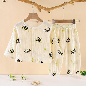 Panda Long Sleeve Night Suit for Kids