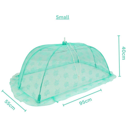 Floral Design Mosquito Net-(Green)