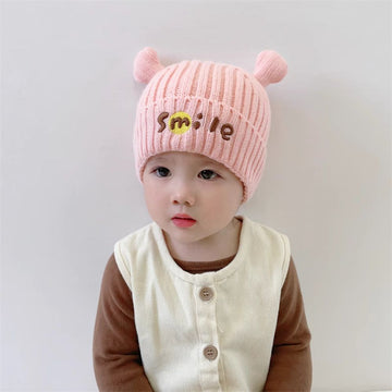 Smile Woolen Winter Cap – 6m to 3yrs