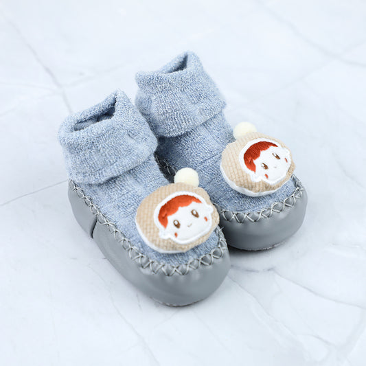 Soft Cute Indoor Slippers  Warm Socks For Baby