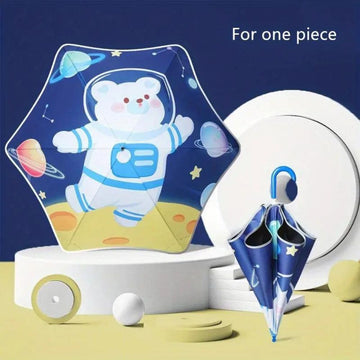 Bear Astronaut Print Umbrella For Kids