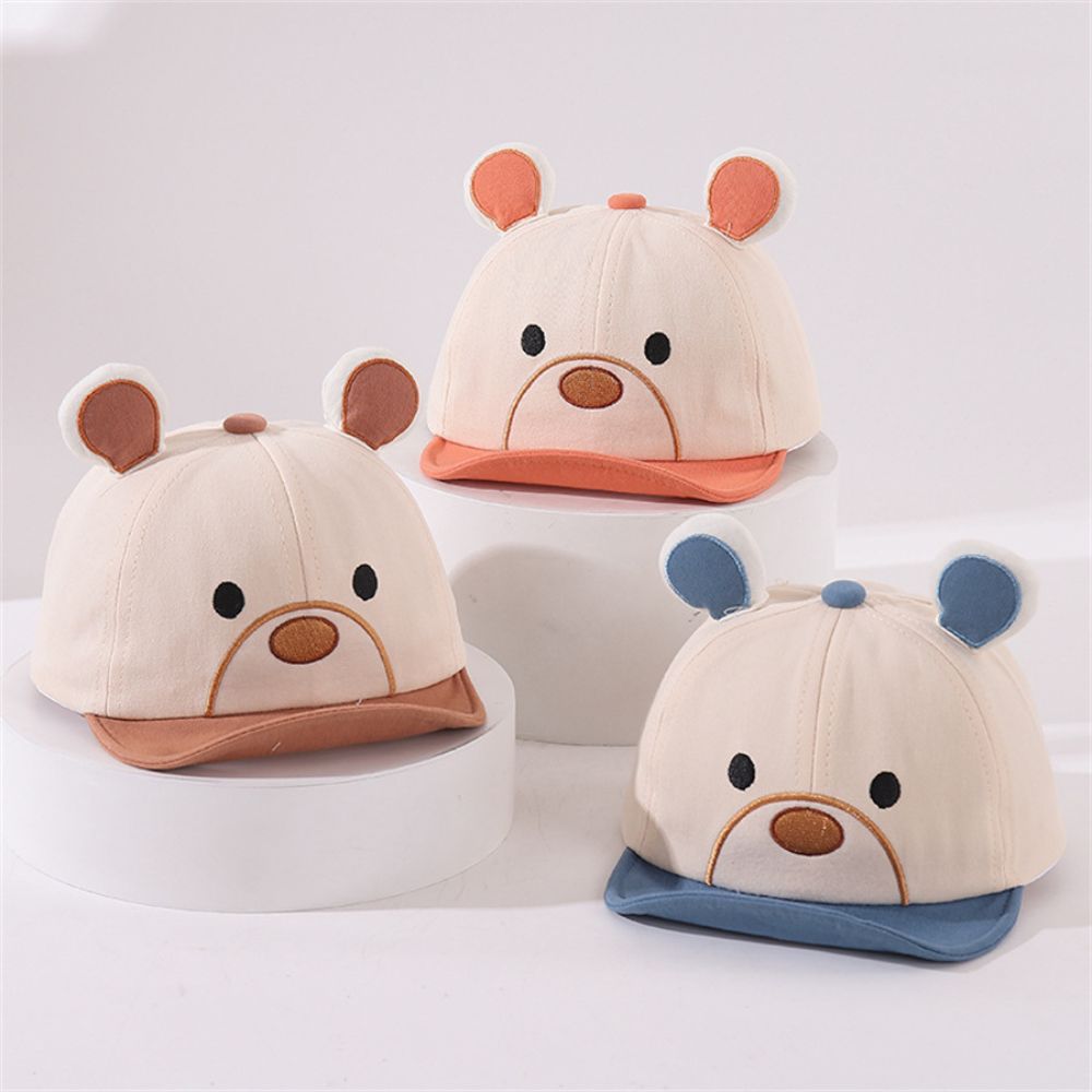 Bear Pattern Double Coloured  Baseball Cap 2 To 5 Year