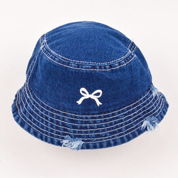 Stylish Trending Denim Jeans Bucket Hat Free Size For Kids
