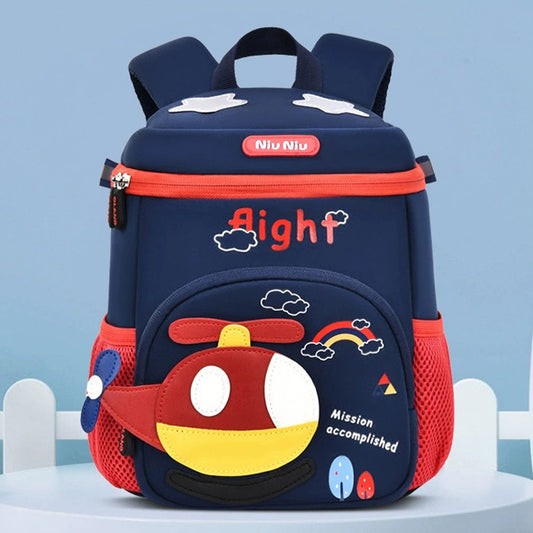 Soft Bucket Bag for Kids - Helicopter Design