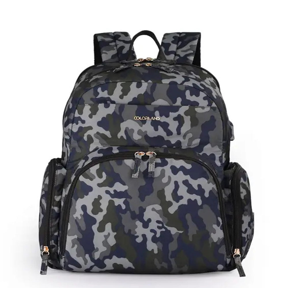 Camouflage Cloth Diaper Bag