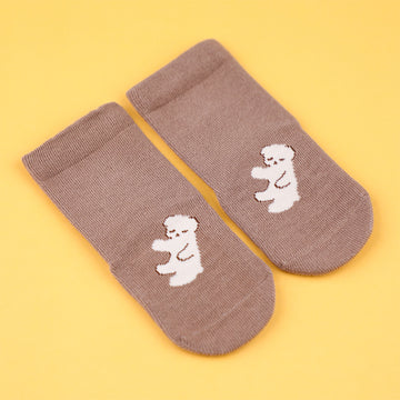 Anti Skid Soft Dotted Cotton Socks For Baby