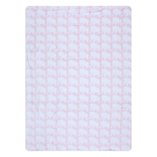 Super Soft All Season Blanket Elephant Print For Baby