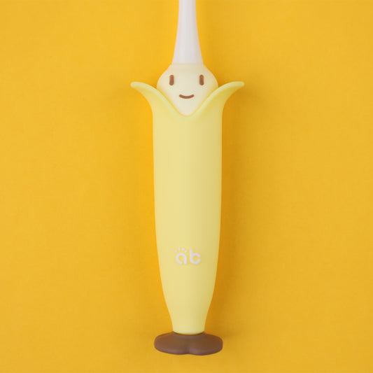 Banana Shaped Toothbrush-(3 Years+)