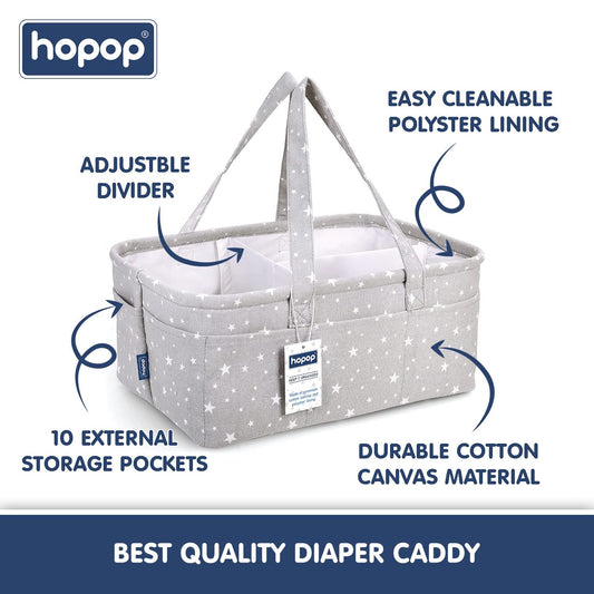 Hopop Premium Baby Diaper Caddy