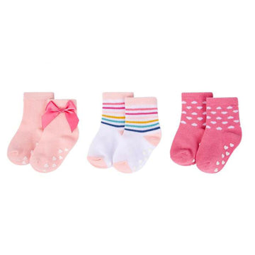 Baby Anti-Skid Socks – Pack of 3
