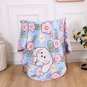 Soft Quilted Cozy Reversible Blanket