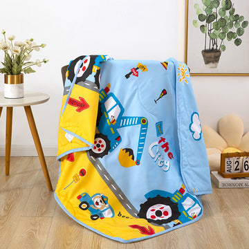 Soft Quilted Cozy Reversible Blanket